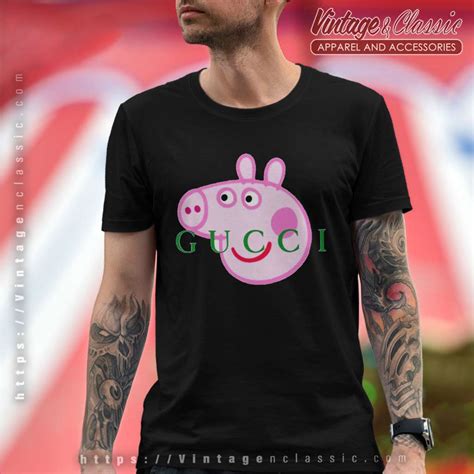 gucci t shirt pig|peppa pig gucci shirt.